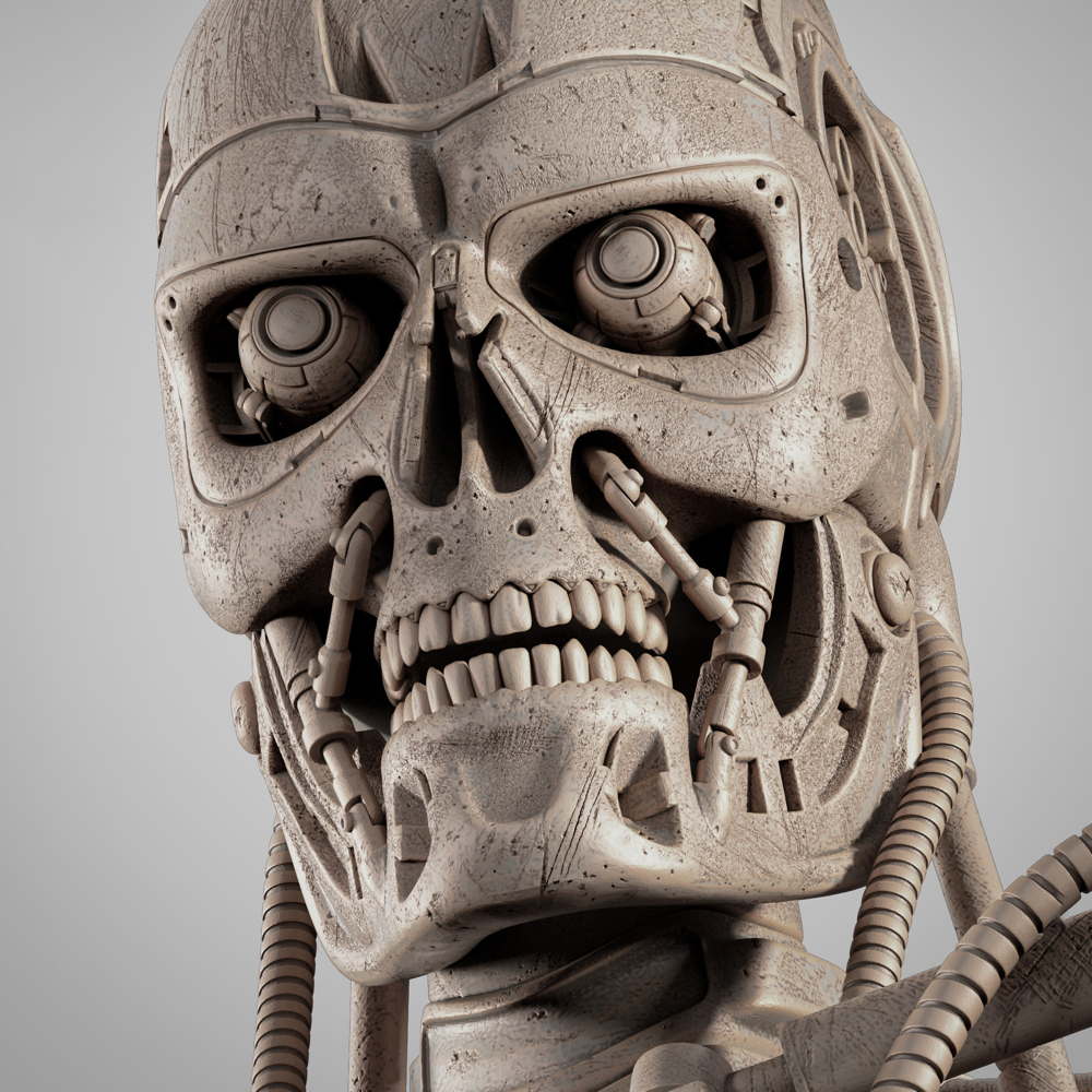 Terminator Arnold - Sculpture