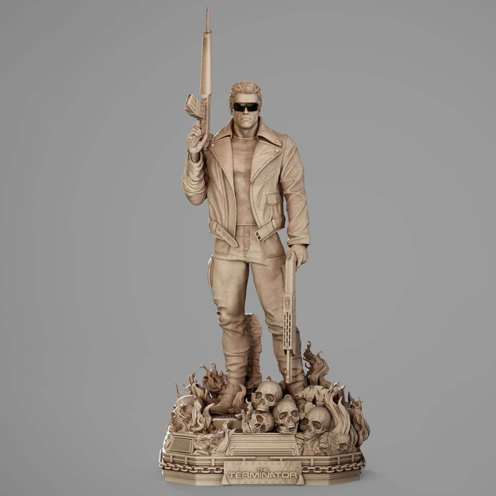 Terminator Arnold - Sculpture