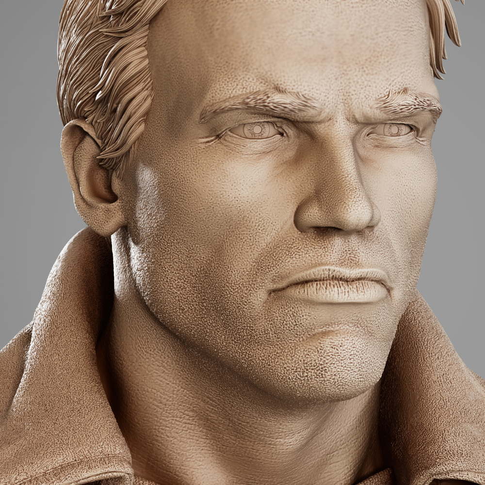 Terminator Arnold - Sculpture