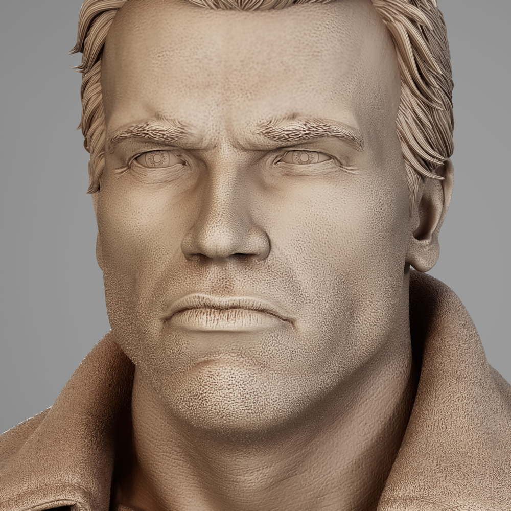Terminator Arnold - Sculpture