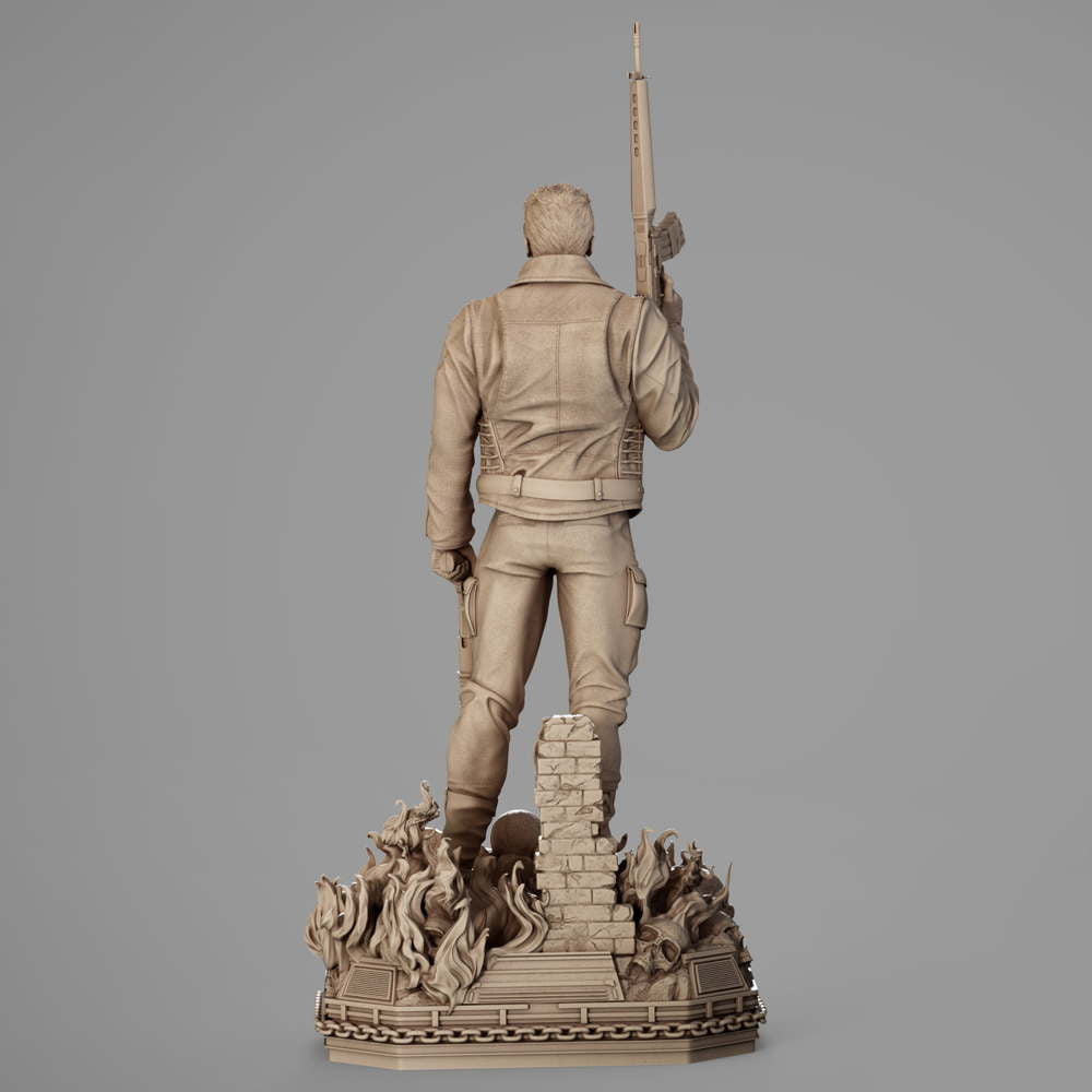 Terminator Arnold - Sculpture