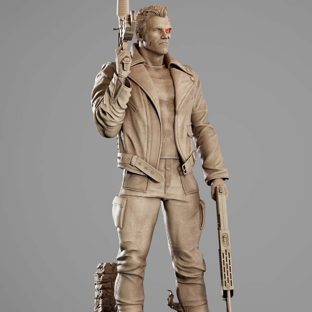 Terminator Arnold - Sculpture