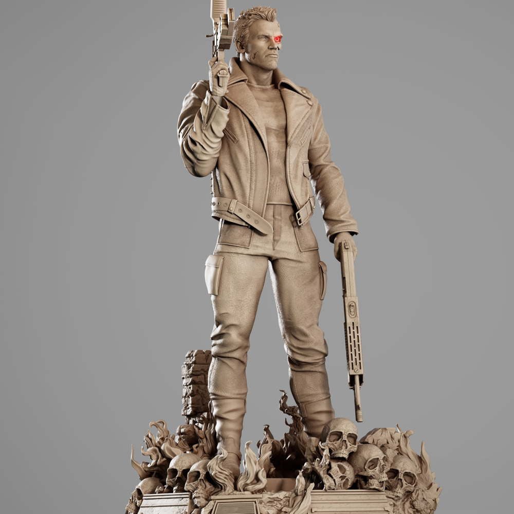 Terminator Arnold - Sculpture