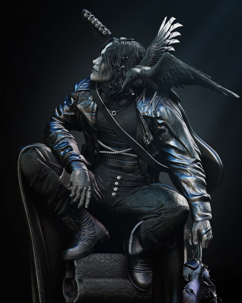 The Crow - Sculpture