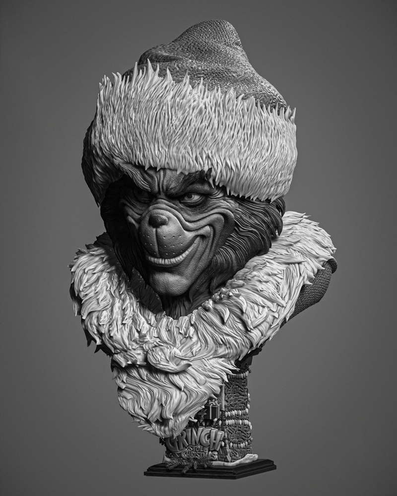 Grinch - Portrait Bust