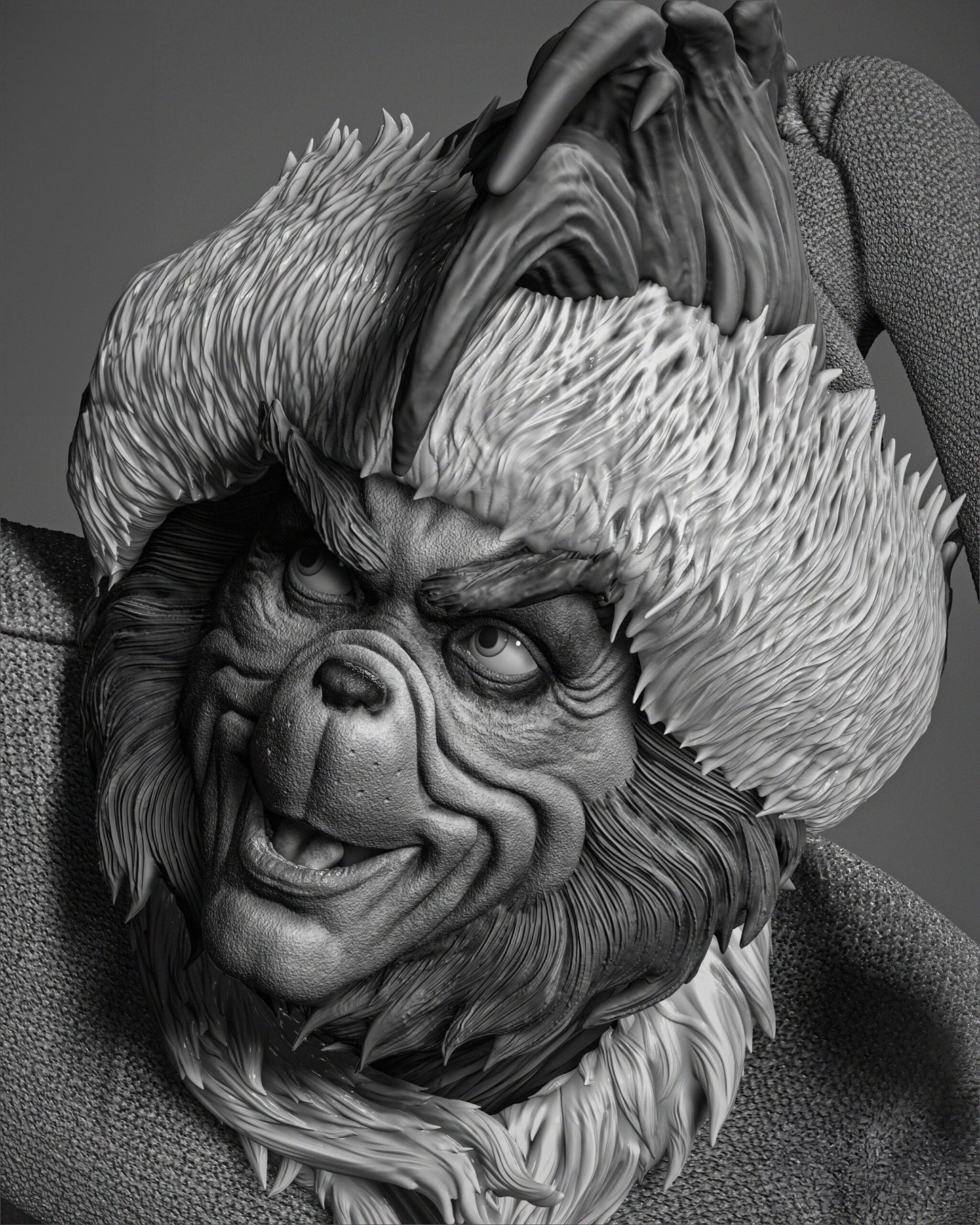 Grinch (Jim Carry) - Sculpture