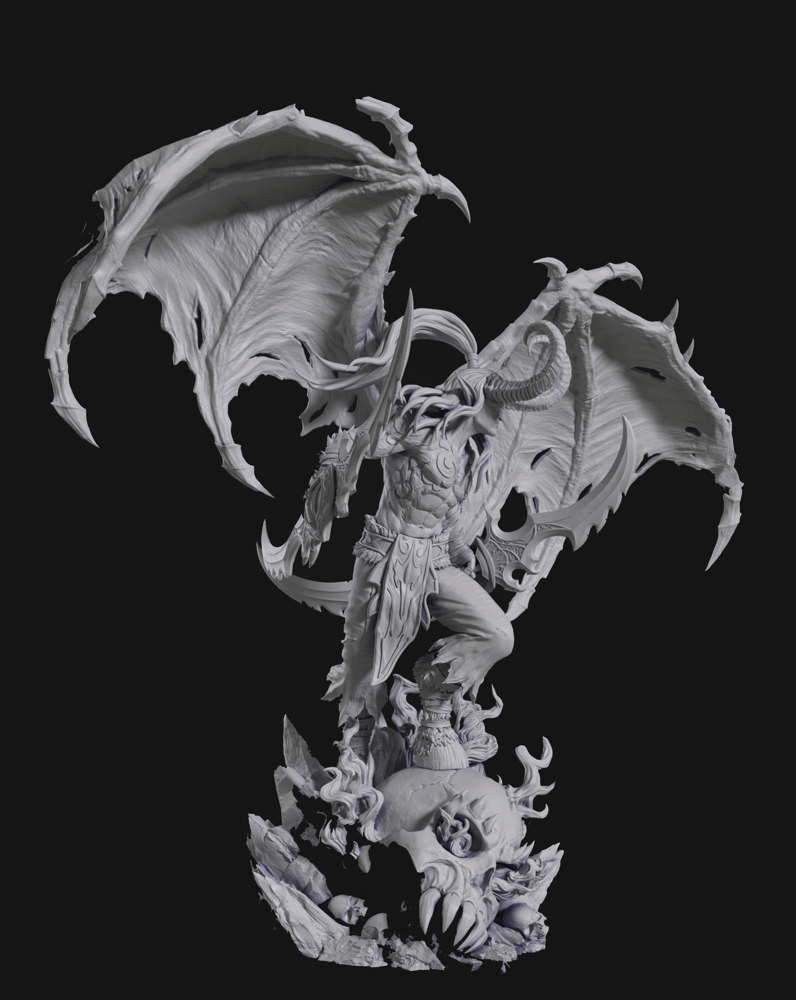 Illidan Stormrage - World of Warcraft - Sculpture