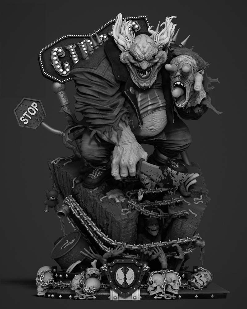 Violator Clown - Sculpture