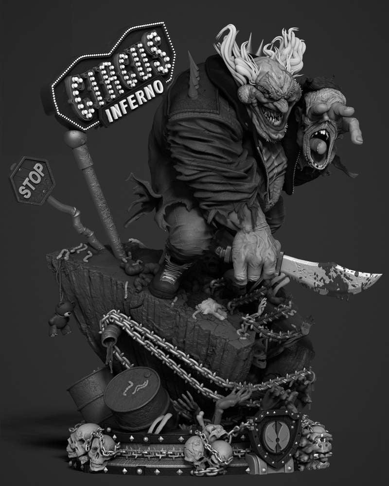 Violator Clown - Sculpture