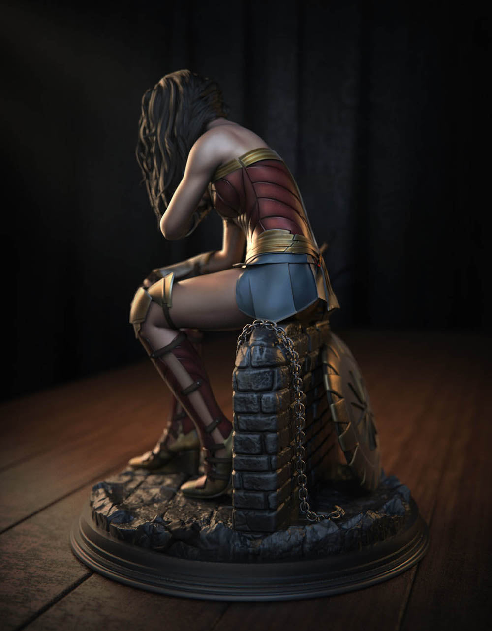 Wonder Woman - (Gal Gadot) - Sculpture