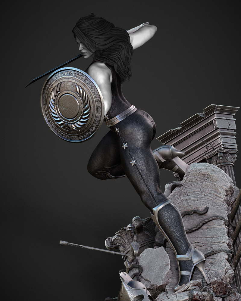 Wondergirl - Sculpture