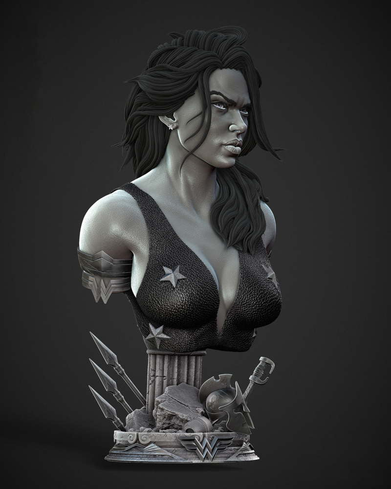 Wondergirl - Portrait Bust