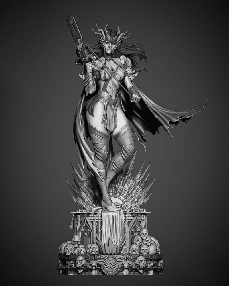 Wonder Woman Death Metal - Sculpture