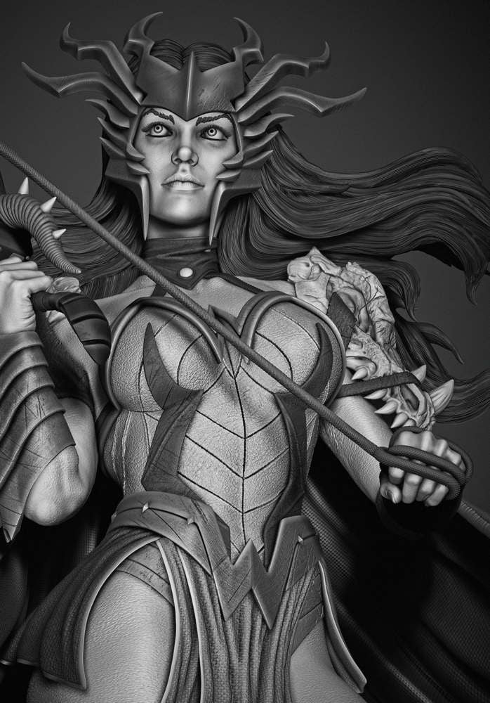 Wonder Woman Death Metal - Sculpture
