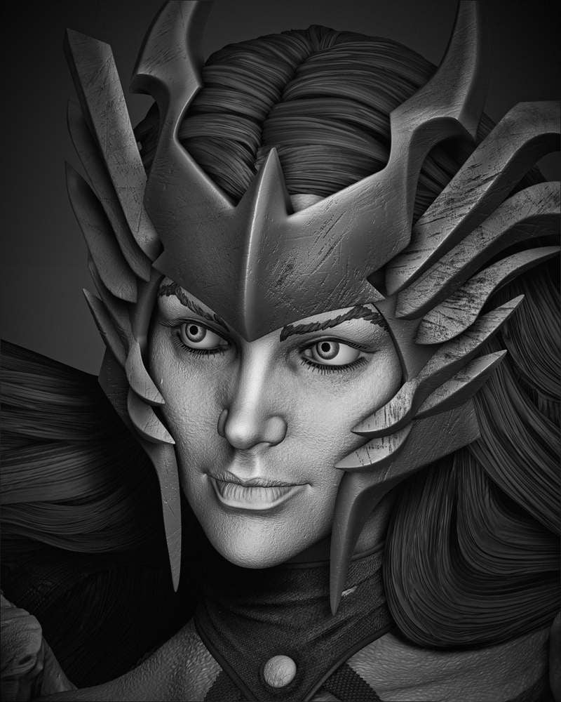 Wonder Woman Death Metal - Sculpture