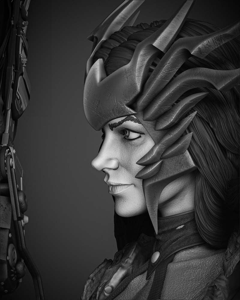 Wonder Woman Death Metal - Sculpture