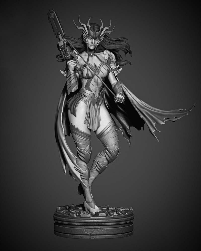 Wonder Woman Death Metal - Sculpture