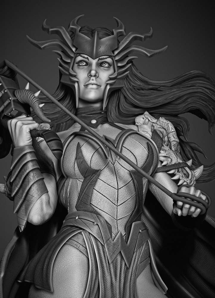 Wonder Woman Death Metal - Sculpture