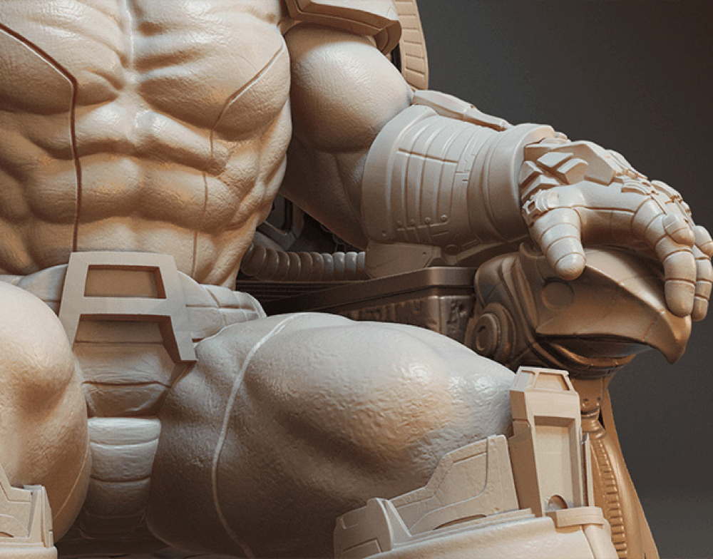 Apocalypse on Throne - Sculpture