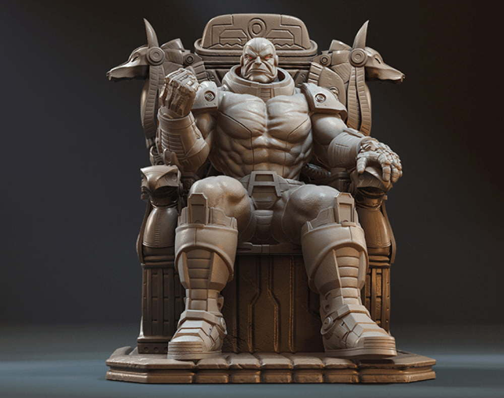 Apocalypse on Throne - Sculpture