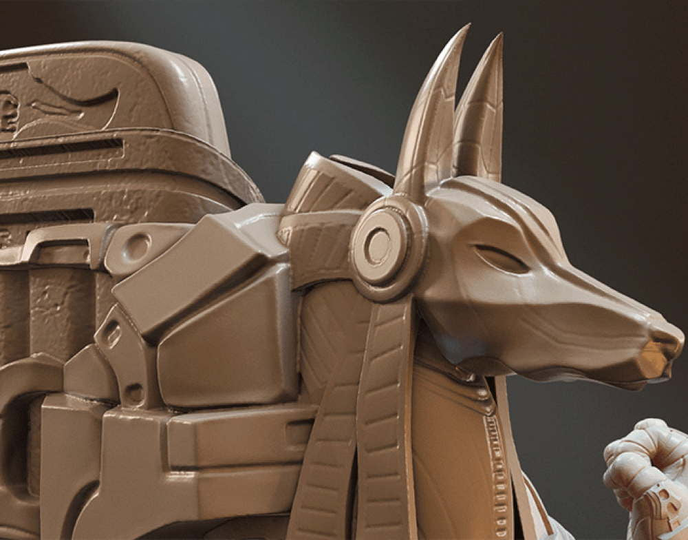 Apocalypse on Throne - Sculpture