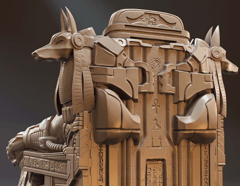 Apocalypse on Throne - Sculpture