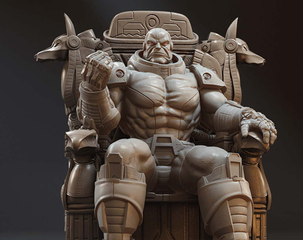 Apocalypse on Throne - Sculpture