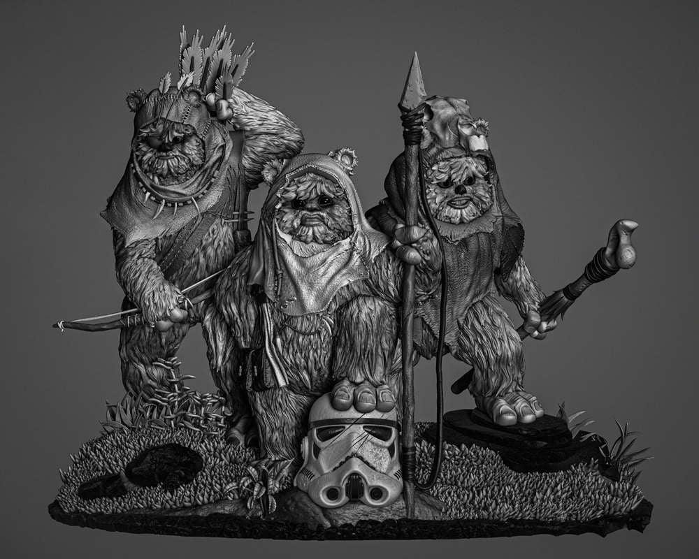 Ewoks - Diorama