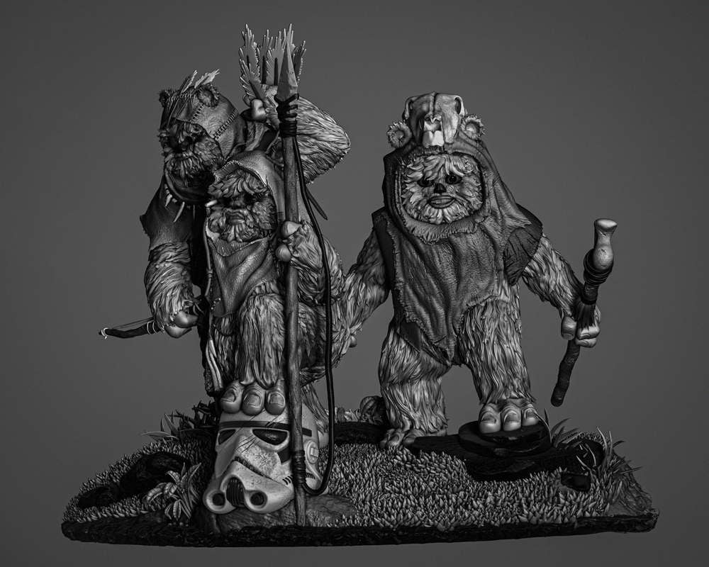 Ewoks - Diorama