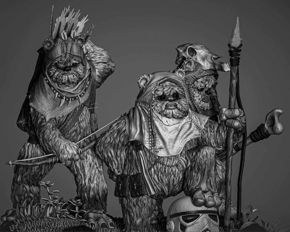 Ewoks - Diorama