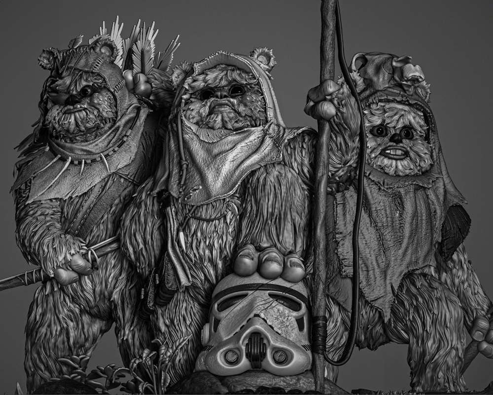 Ewoks - Diorama