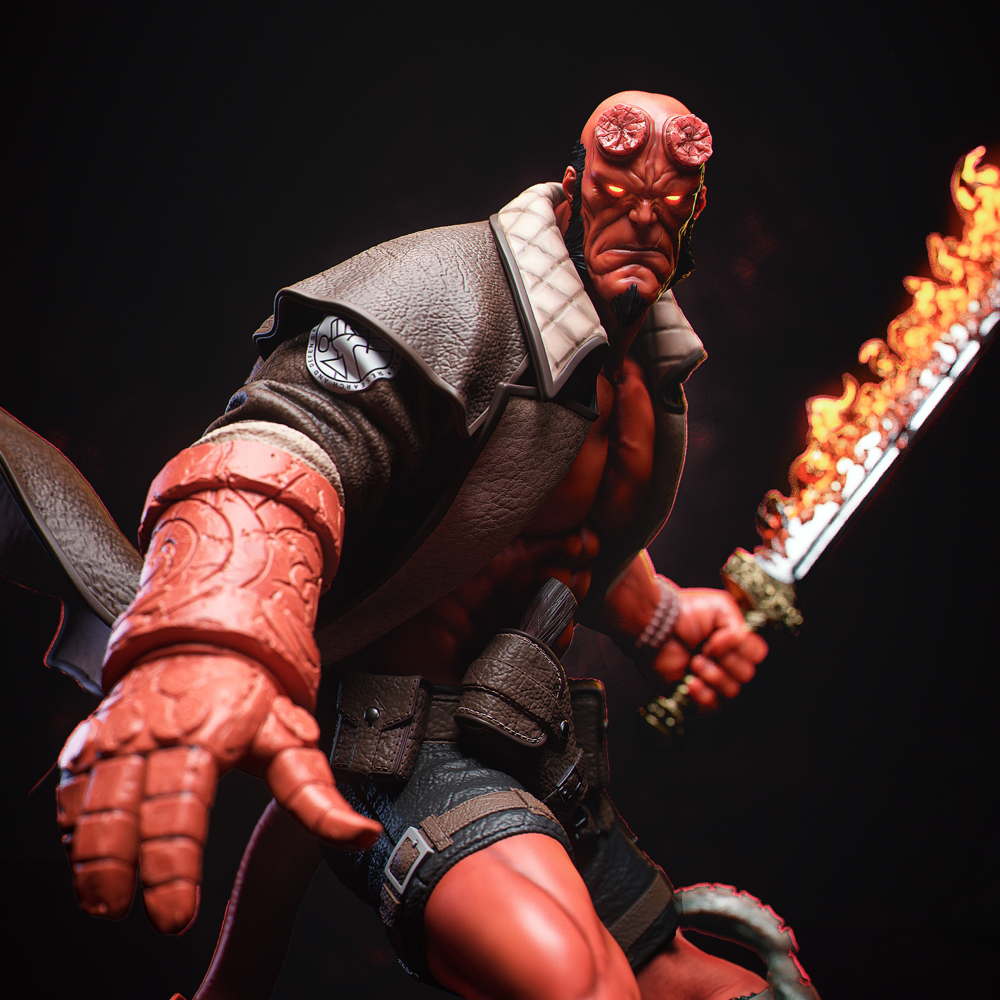 Hellboy - Sculpture