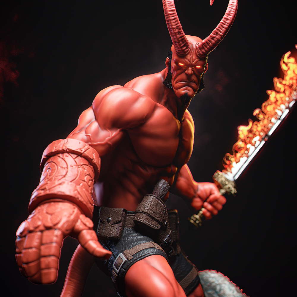 Hellboy - Sculpture