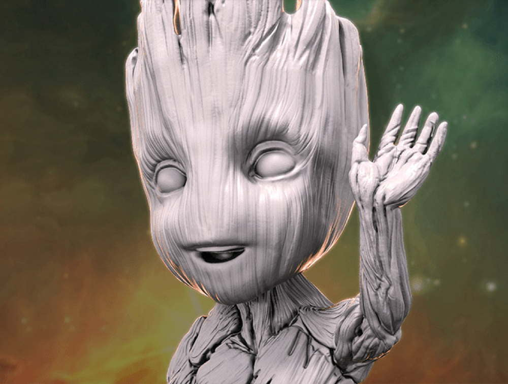 Groot Baby - Sculpture