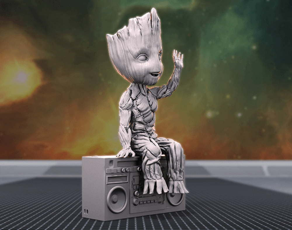 Groot Baby - Sculpture