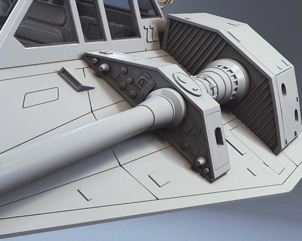 T-47 Snowspeeder - Sculpture