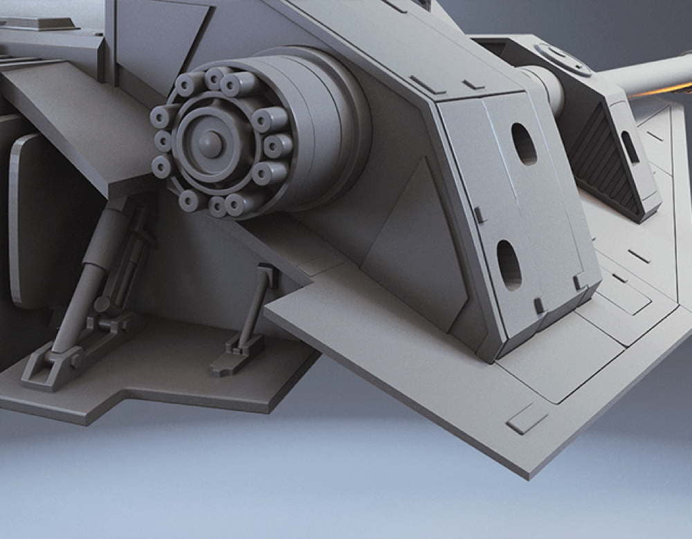 T-47 Snowspeeder - Sculpture