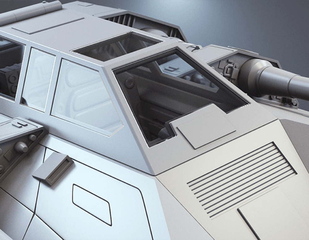 T-47 Snowspeeder - Sculpture