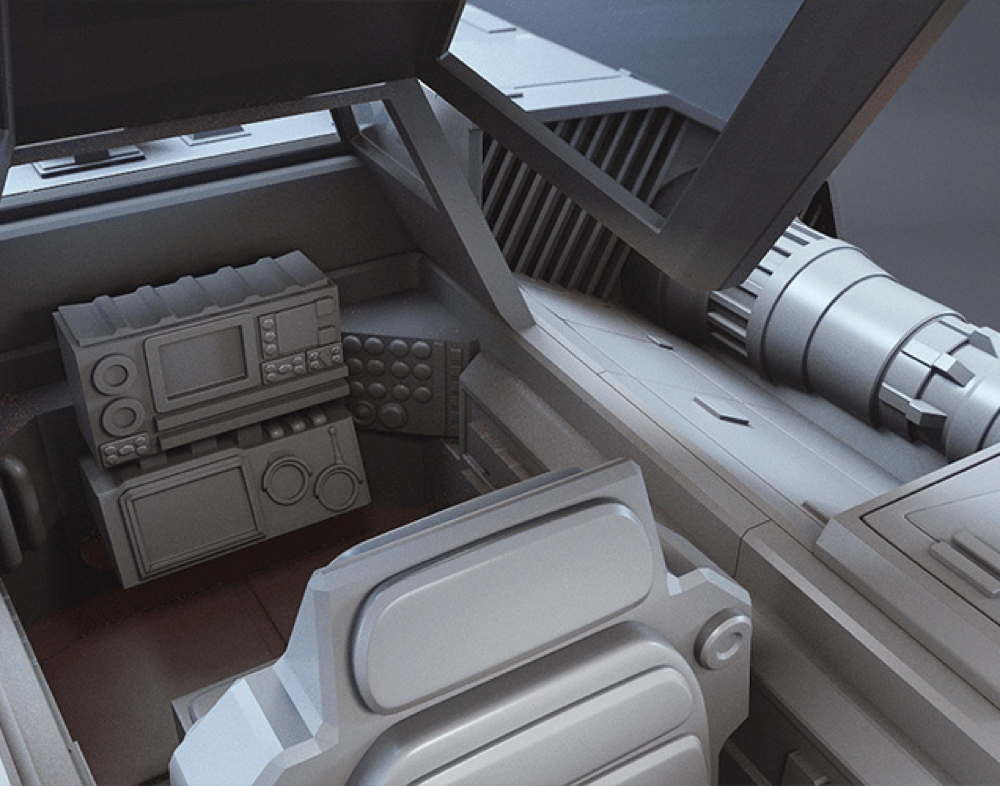 T-47 Snowspeeder - Sculpture