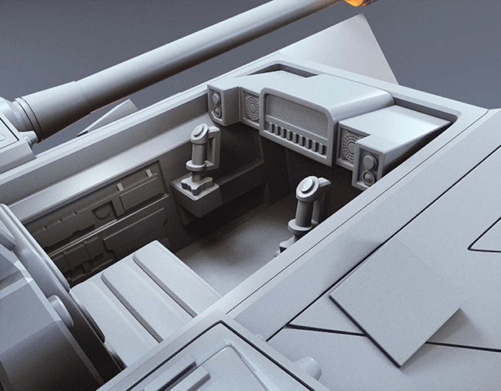 T-47 Snowspeeder - Sculpture