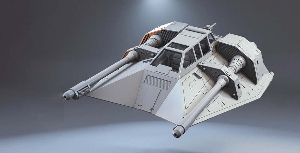 T-47 Snowspeeder - Sculpture