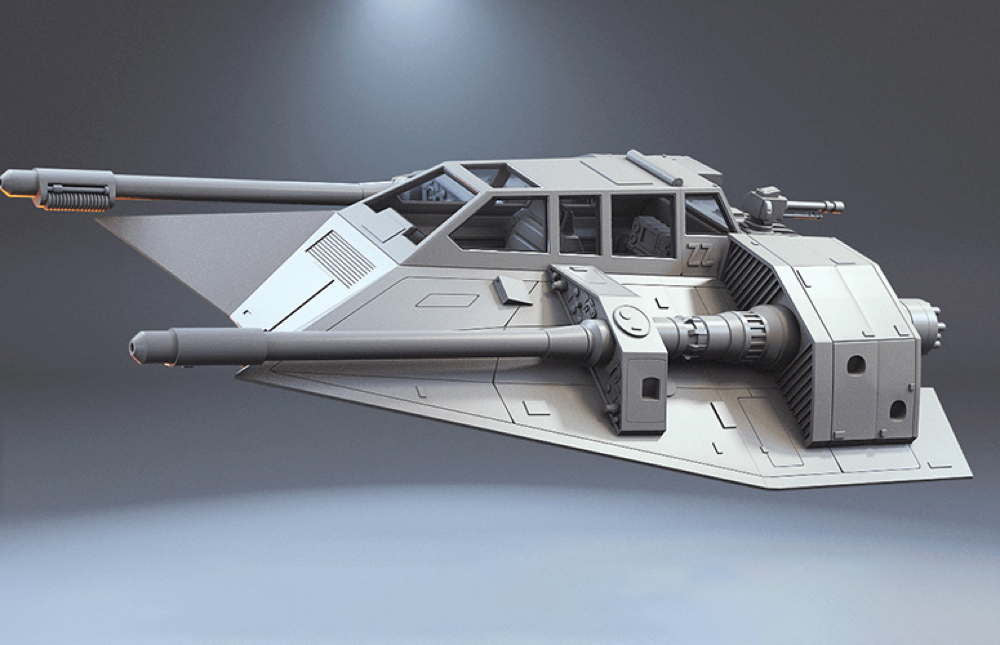 T-47 Snowspeeder - Sculpture