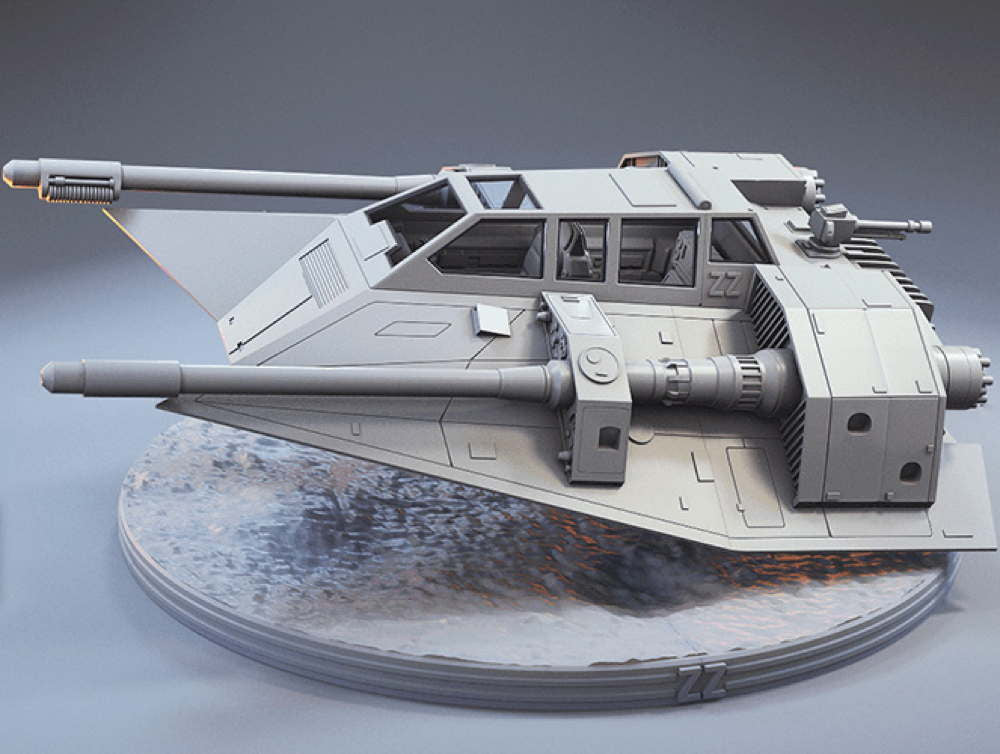 T-47 Snowspeeder - Sculpture