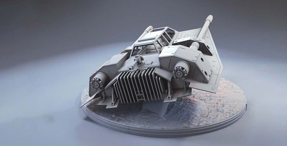T-47 Snowspeeder - Sculpture