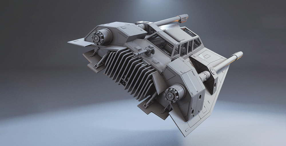 T-47 Snowspeeder - Sculpture