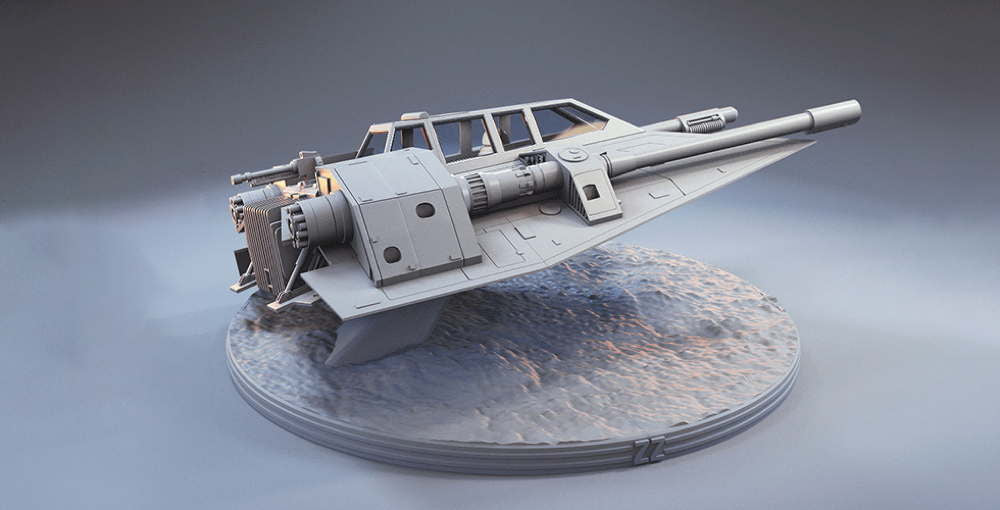 T-47 Snowspeeder - Sculpture