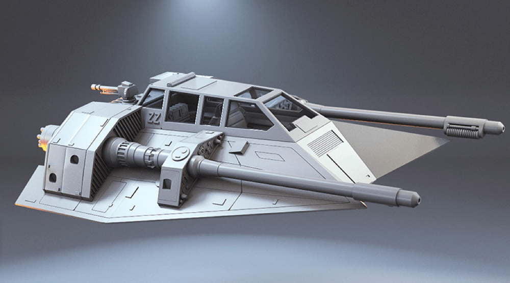 T-47 Snowspeeder - Sculpture