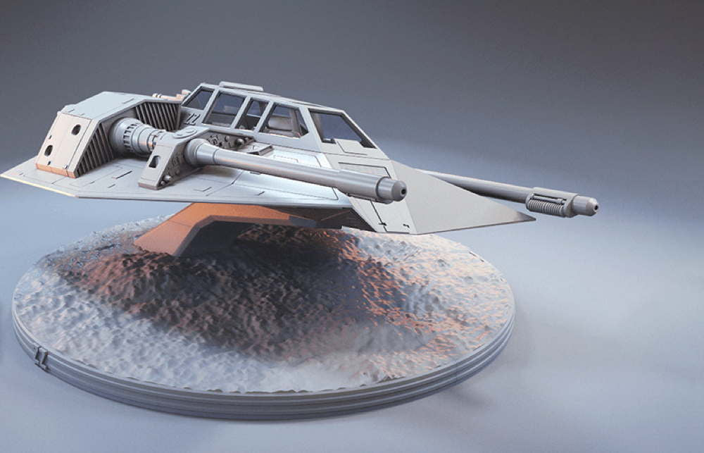 T-47 Snowspeeder - Sculpture