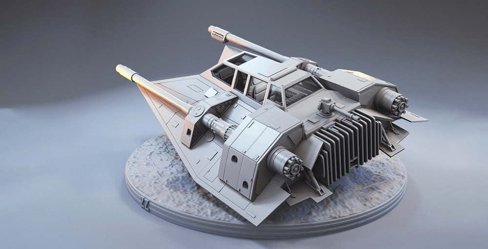 T-47 Snowspeeder - Sculpture