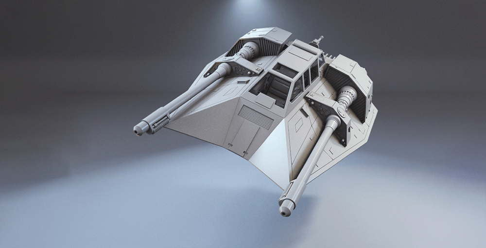T-47 Snowspeeder - Sculpture